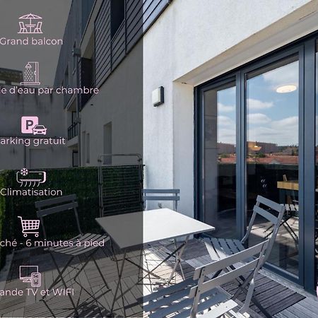 Le Saint Exupery - T3 Centre Ville Avec Balcon + Parking Gratuit Toulouse Exterior foto